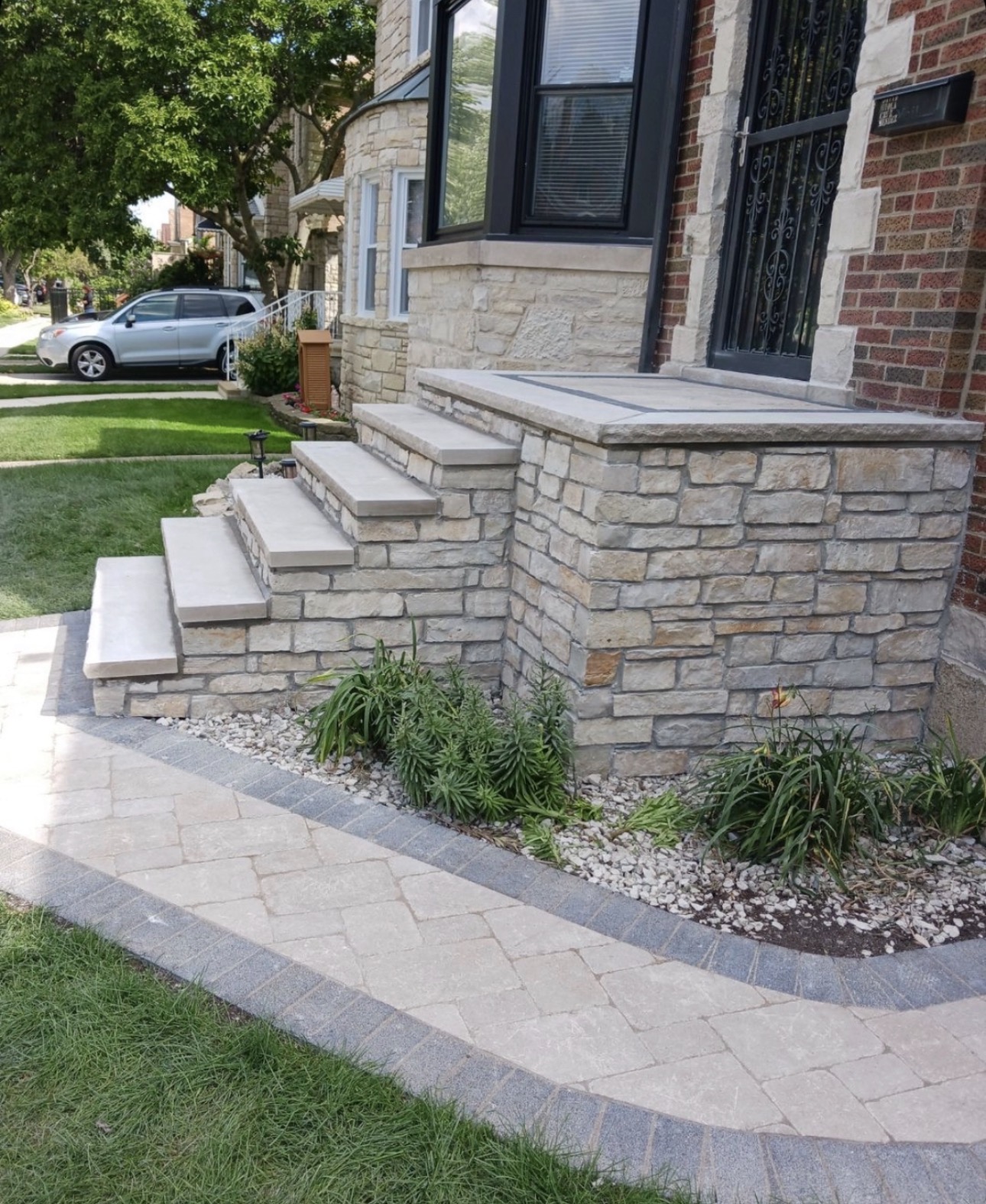 Stone Entry & Walkway