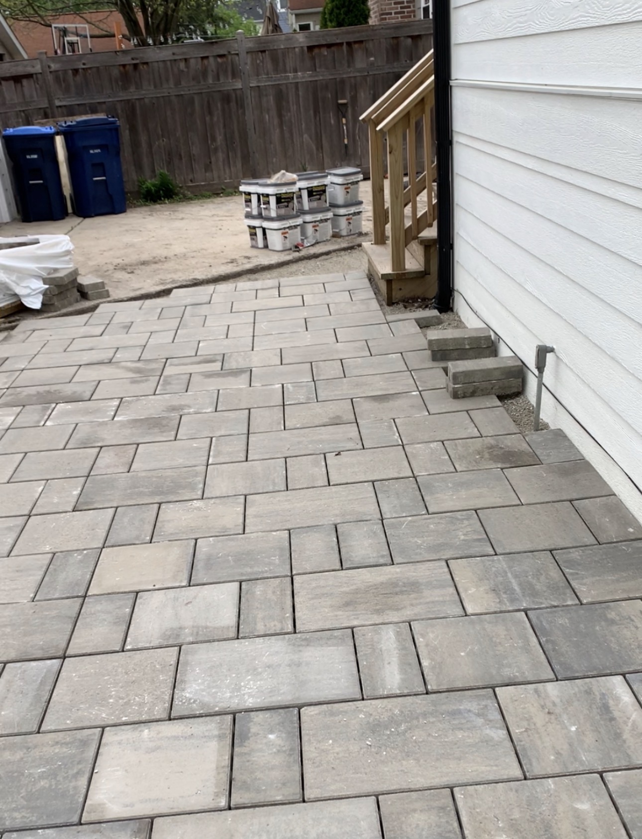Backyard Paver Surface